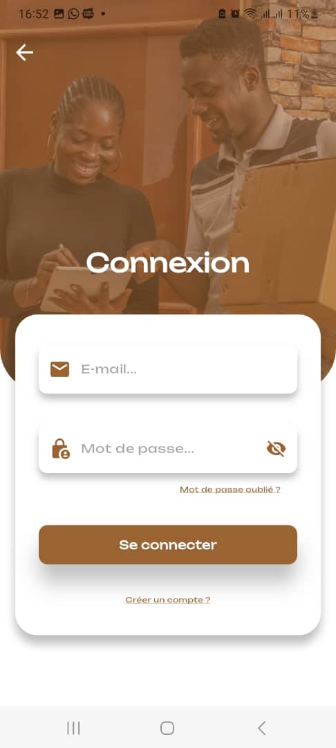 Athom - Écran Livreurs